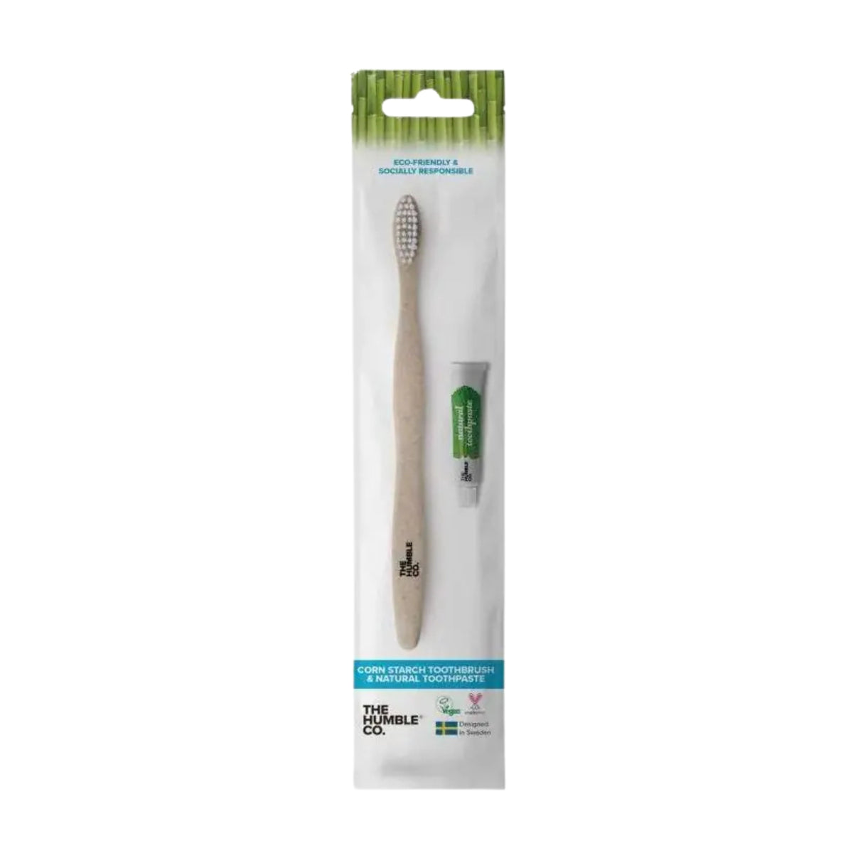 The Humble Co. Kit Escova de Dentes + Pasta Vegana