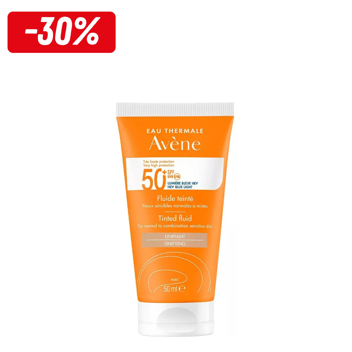 Avène Fluido Solar com Cor SPF50+ 50ml