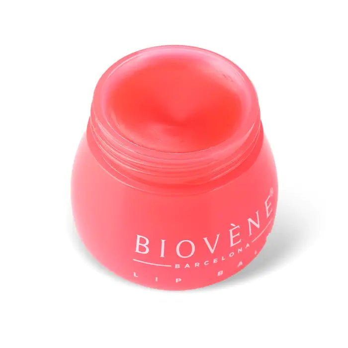 Biovène After-Glow Fruity Bálsamo Labial Morango e Niacinamida