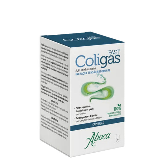 Capsules for Gas and Abdominal Bloating Aboca ColiGas Fast 30 Capsules