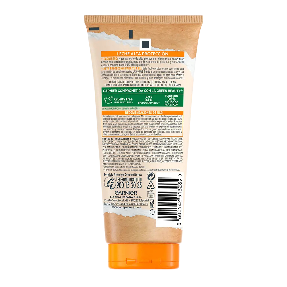 Garnier Leite Protetor Eco SPF30 175ml