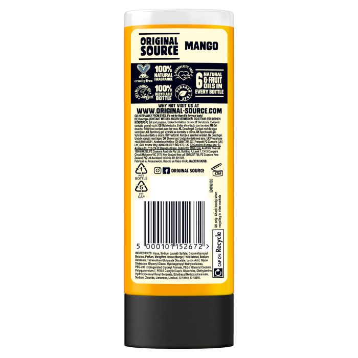 Original Source Gel de Duche Manga 250ml