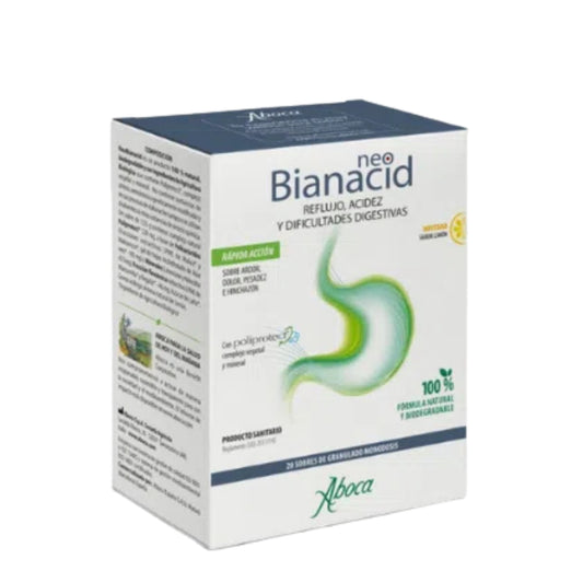 Sachets for Heartburn, Reflux and Digestion Aboca NeoBianacid Granules 20 Sachets