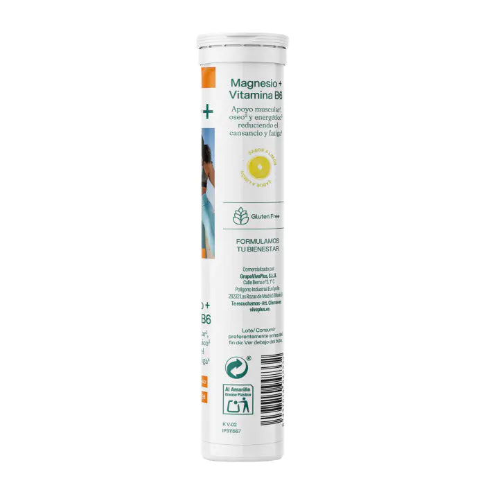 Vive+ Magnésio + Vitamina B6 Sport 20 Comprimidos Efervescentes