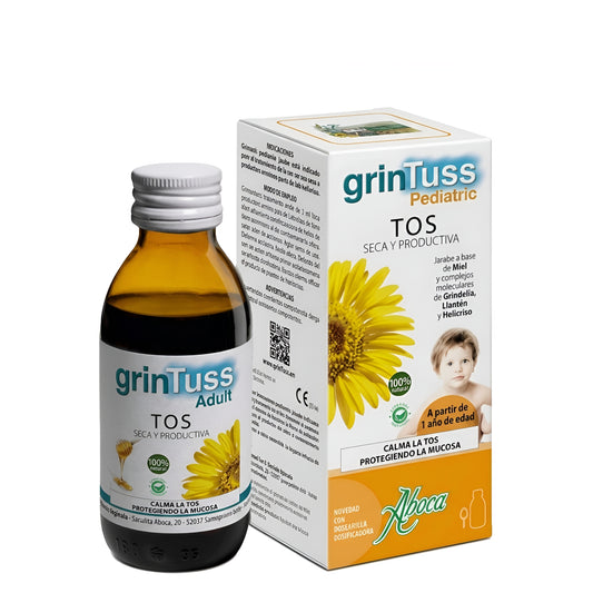Children’s Syrup for Dry and Mucus Cough Aboca Grintuss Pediatric 180g