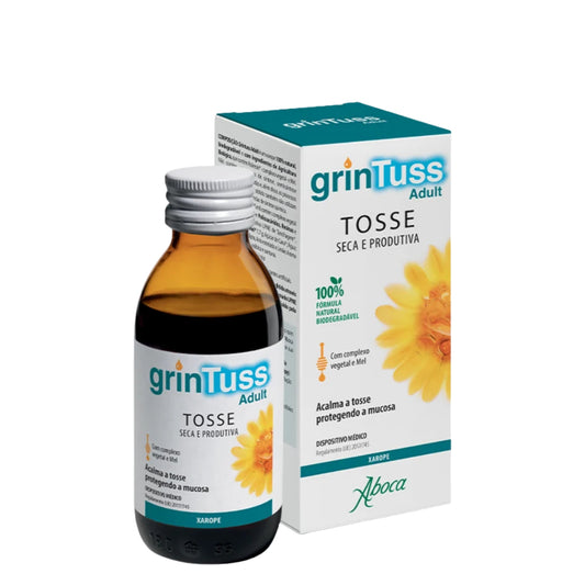 Syrup for Dry and Mucus Cough Aboca Grintuss Adult 180g